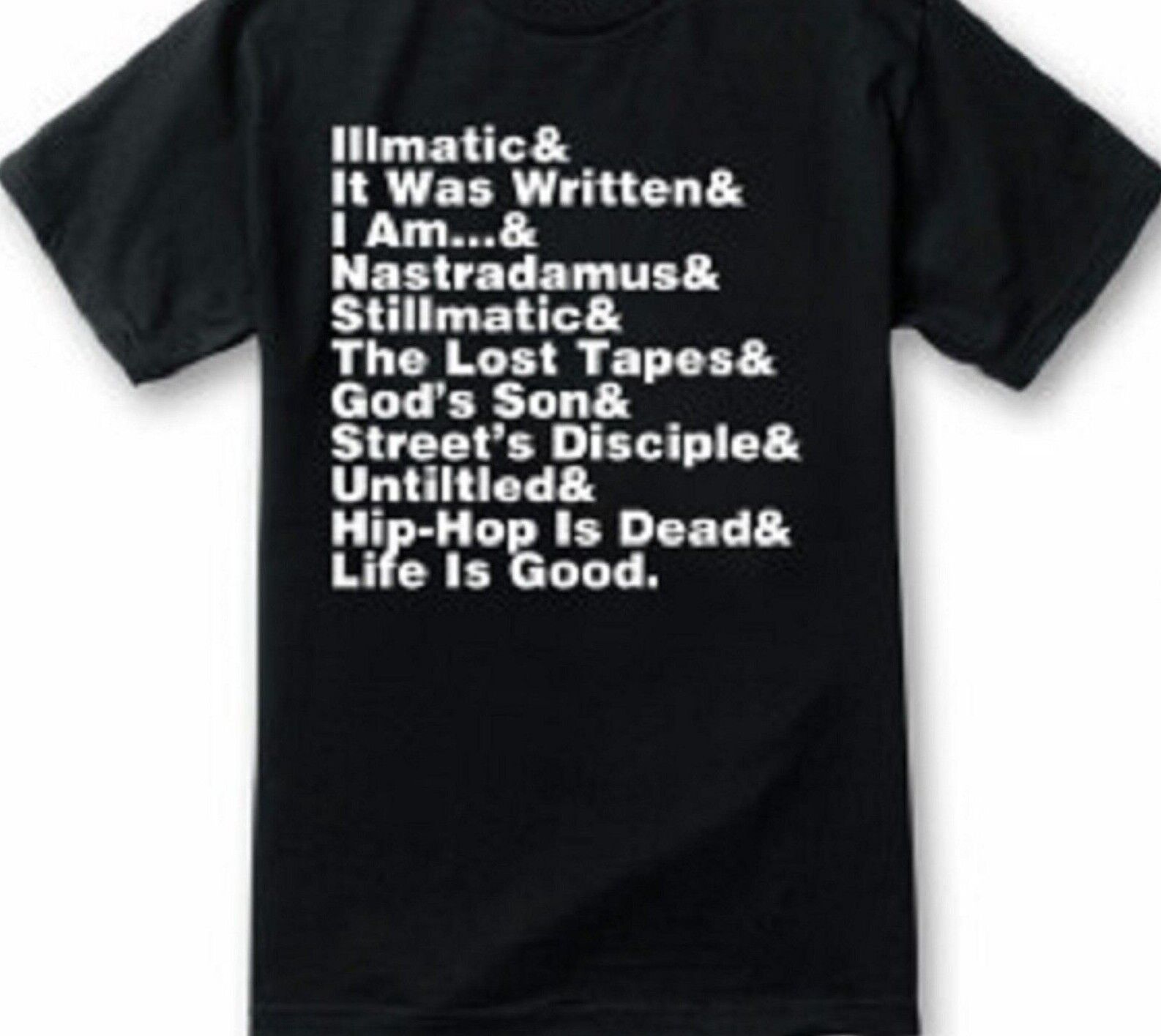 Hip Hop Classic Albums T shirt New Retro Rap 90s Queens Brooklyn East