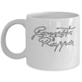 thumbnail image 1 of Hip Hop 11 oz Coffee Mug - Gangsta Rapper Gift White Ceramic, 1 of 4