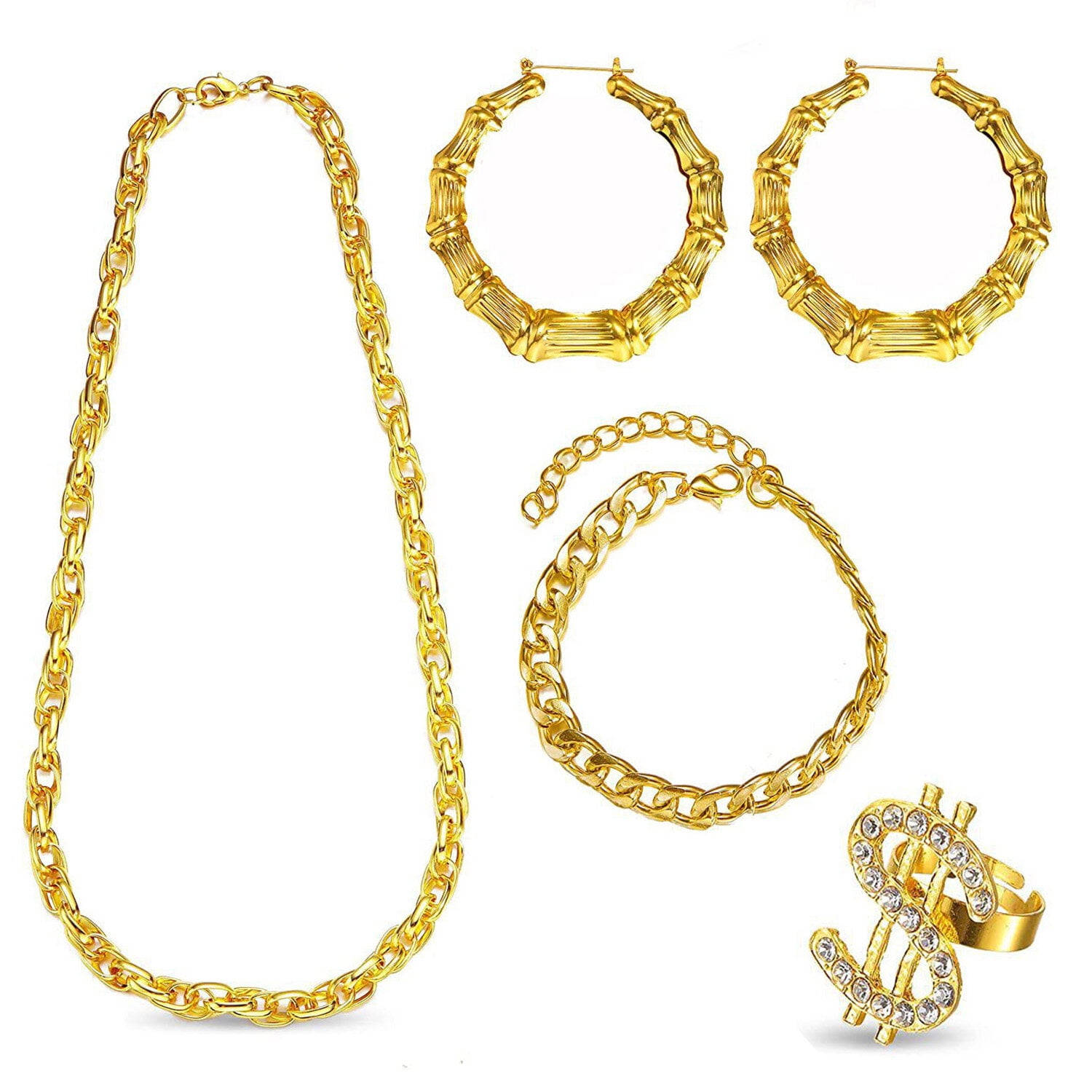 Hip Hop Costume Kit, 80s/ 90s Rapper Accessories, Hip Hop 