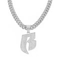 thumbnail image 1 of Hip Hop Cuban Chains Large Letters B Pendant Necklace With 13mm Miami Cuban Chain Iced Out Bling HipHop Necklaces Fashion Jewelry, 1 of 7
