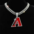 thumbnail image 1 of Hip Hop Cuban Chains Red Letter A Pendant Necklace With 15mm Miami Cuban Chain Iced Out Bling HipHop Necklaces Fashion Jewelry, 1 of 4