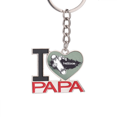 thumbnail image 1 of Hip-Hop Freedom Skateboard Monster Pattern Keychain Metal Keyring Holder Love PAPA Father, 1 of 3