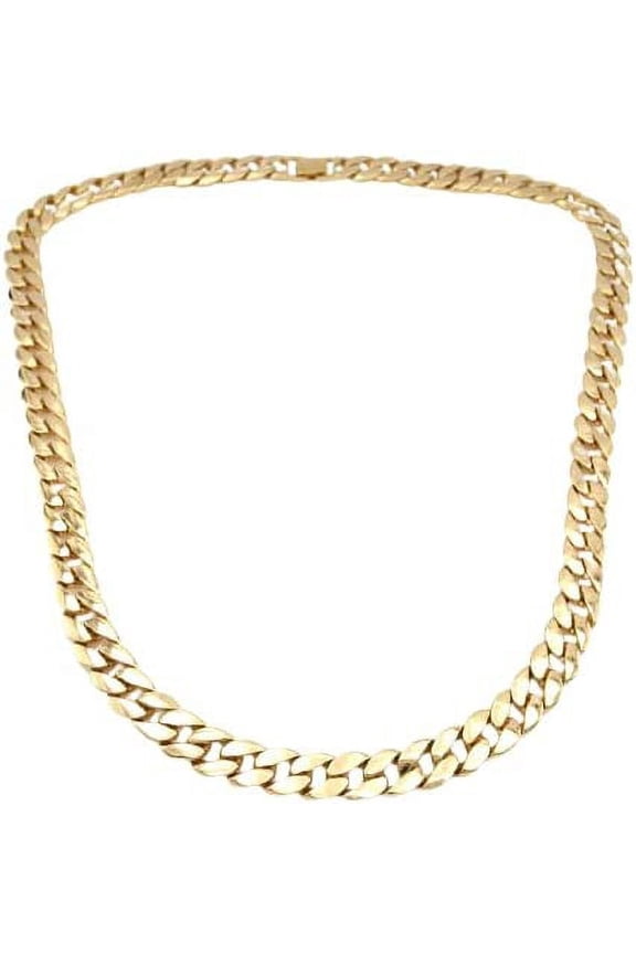 Hip Hop Gold Tone 2 Chainz Cuban Link Chain Necklace 24"