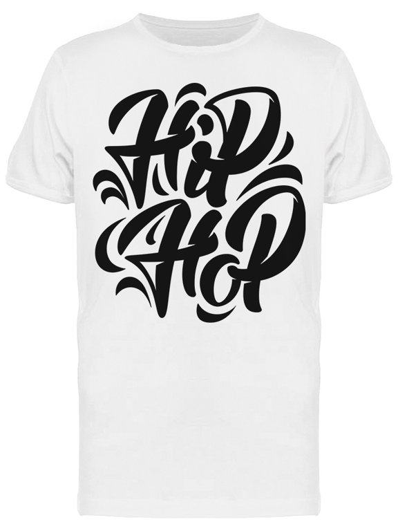 Hip Hop Grafitti Font T-Shirt Men -Image by Shutterstock, Male 3X-Large