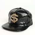 thumbnail image 1 of Hip Hop Hat,Flat-Brimmed Hat,Rock Cap,Adjustable Snapback Hat for Men and Women, 1 of 10