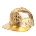 thumbnail image 1 of ZQUUVOU Hip Hop Hat Flat-Brimmed Hat Rock Cap Unisex Outdoor Knitted Warm Protection Cap Gold, 1 of 9