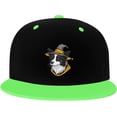 thumbnail image 1 of Hip Hop Hat Two Tone Flat Bill 6 Panel Cap Unisex, 1 of 9