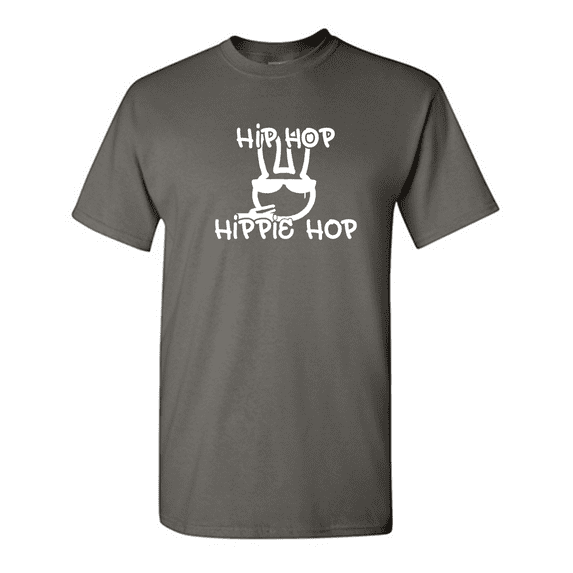 Hip Hop Hippie Hop Sarcastic Humor Graphic Novelty Funny T Shirt