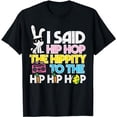 thumbnail image 1 of Hip Hop Hippity Easter Bunny Funny Women Girls Kids Toddler T-Shirt, 1 of 5