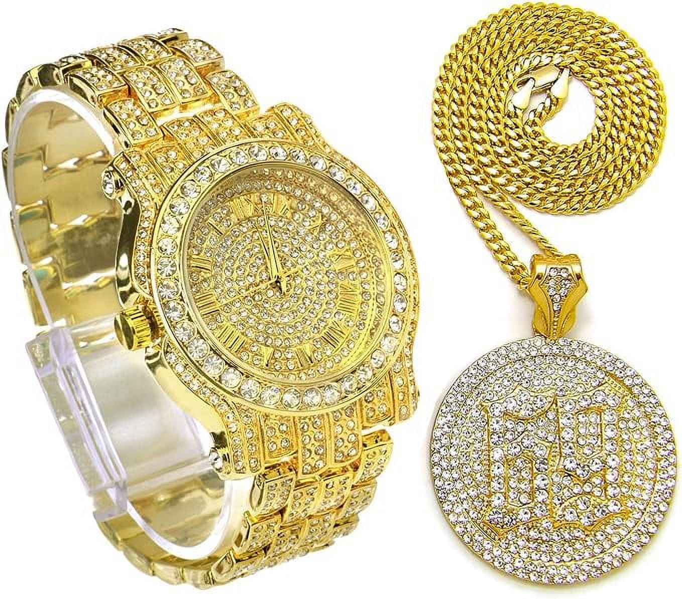 Gold Watch And Chain