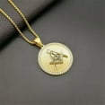 thumbnail image 1 of Hip Hop Iced Out Masonic Symbol Necklaces & Pendants For Women/Men 14K Yellow Gold Fashion Jewelry, 1 of 8
