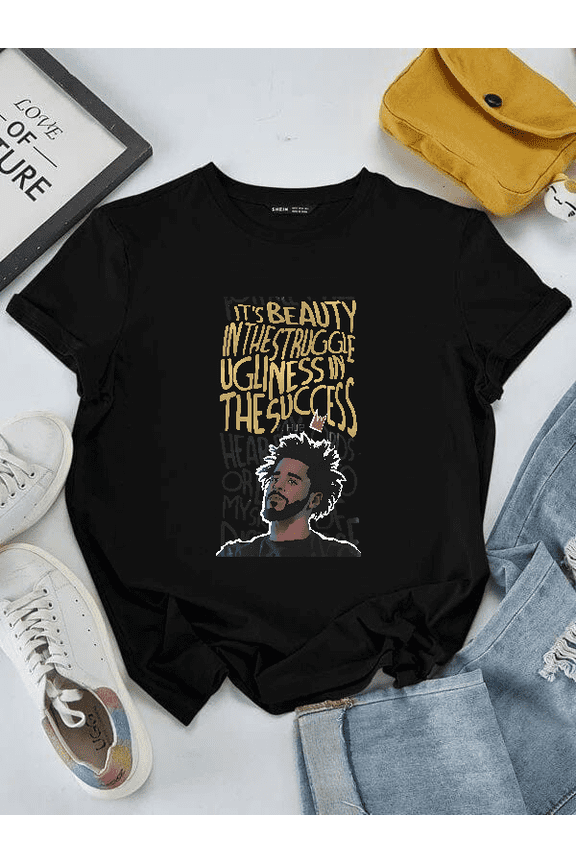 Hip Hop J Cole King Cole Rapper Music Fan Graphic Art Top Unisex T-Shirt V16517 ,up to size 5XL