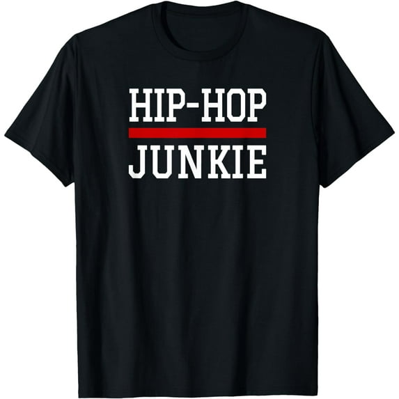 Hip Hop Junkie DJ MC Bboy Graffiti Golden Era Rap Music T-Shirt