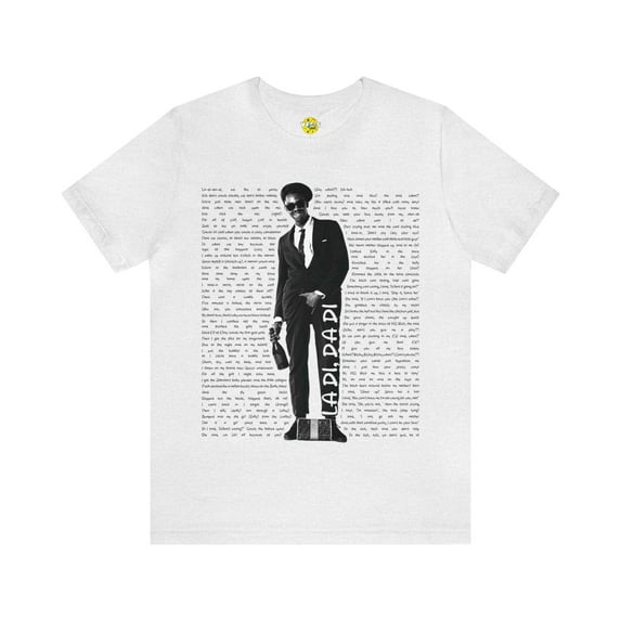 Hip-Hop Legend Vintage Lyric TShirt, La Di Da Di Lyrics, Classic Rap Lyric