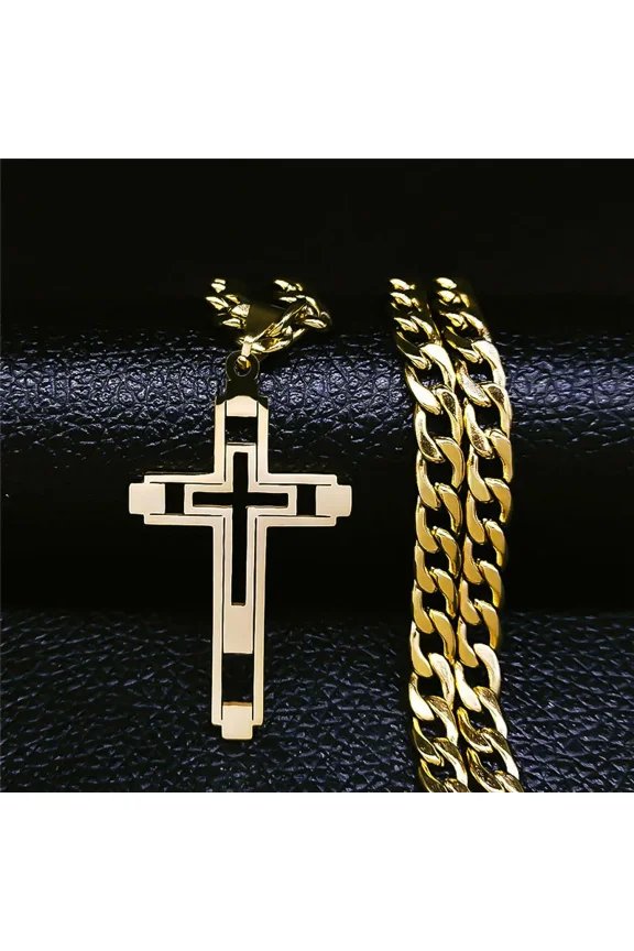 Hip Hop Military Style 14K Yellow Gold Dog Tag Pendant Necklace for Men Women Personalized Id Name Jewelry