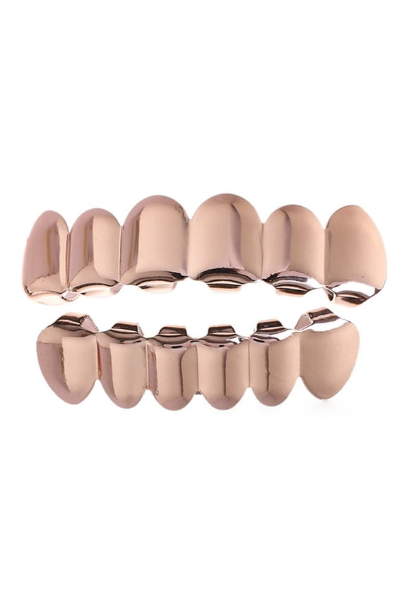 Hip Hop Mouth Grillzs for Men and Women Removable Top and Bottom Tooth Caps Unisex Dentals Accessory Fashion Jewelry