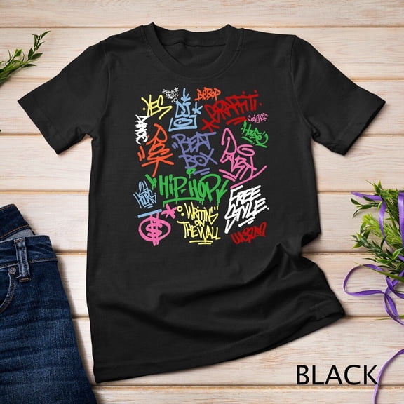 Hip Hop Old Retro School Rap Spray Graffiti Blast T Shirt Unisex T-Shirt