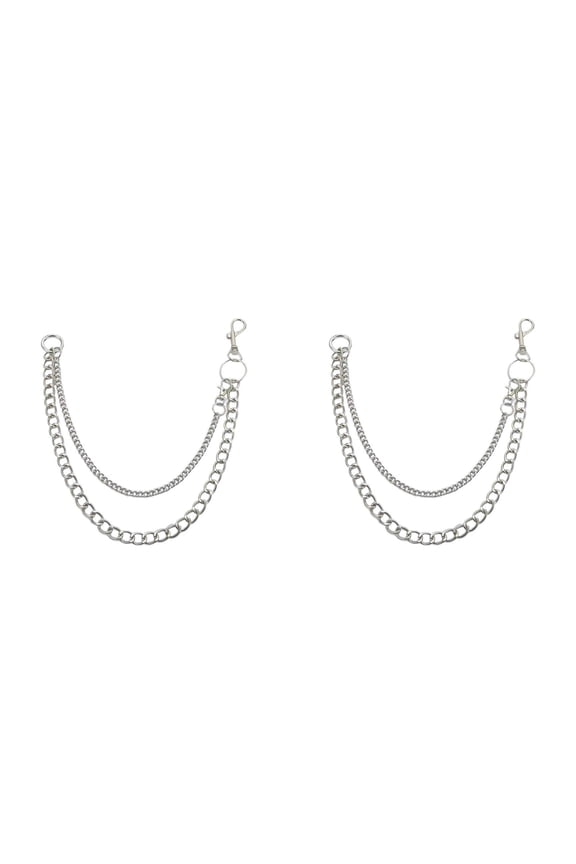 Hip Hop Pants Jean Chain Goth Punk Silver Trousers Chains Metal Thick Wallet Pocket Chains Silver Keychains Body Jewelry For Men And Women