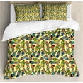 thumbnail image 1 of Hip Hop Queen Size Duvet Cover Set, Cartoon Hip Hop Boys and Girls Figures in Colorful Underground Fashion Clothes, Decorative 3 Piece Bedding Set with 2 Pillow Shams, Multicolor, by Ambesonne, 1 of 3