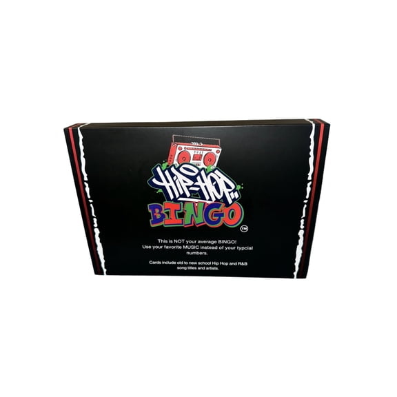 Hip Hop, R&B Music Bingo Set, Card Games for Adults, Family Games, Bingo Boards, Fun for Family, Fun for Adults, Large Group, Urban Group Entertainment, Reusable Cards