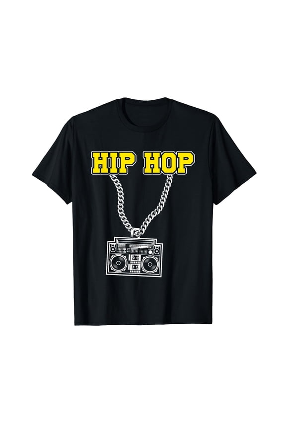 Hip Hop Rap Rapper Graffiti Musician Street Dance Breakdance Black T-Shirt