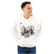 Hip Hop Rappers Old School Photo Hoodie Sweatshirt Women Men Brisco Brands 3X