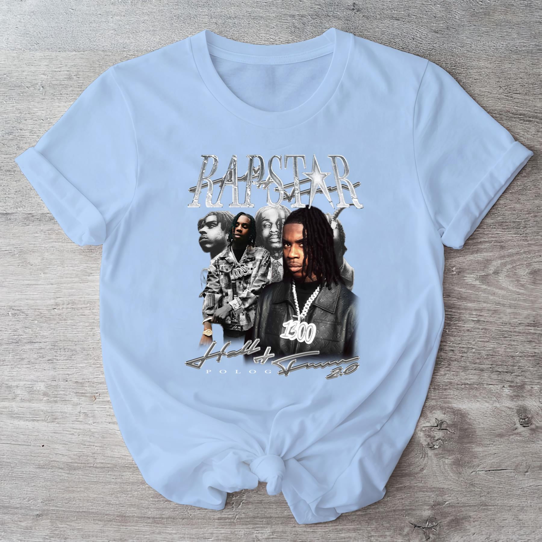 Hip-Hop Rapstar Graphic Tee, Vintage Music Icon Shirt - Walmart.com