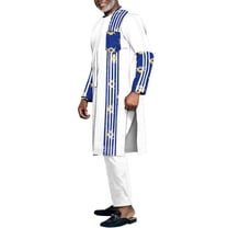 Hip Hop Robe African Men's Shirts and Pants Riche 2 Piece Sets Africa Men Clothing Dashiki Outfits Wyn1558