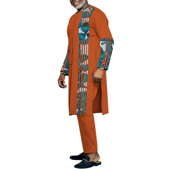 Hip Hop Robe African Men's Shirts and Pants Riche 2 Piece Sets Africa Men Clothing Dashiki Outfits Wyn1558