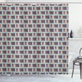 thumbnail image 1 of Hip Hop Shower Curtain, Night Club Dj Equipments as Turntables Mixer and Speakers Pattern in Pastel Colors, Fabric Bathroom Set with Hooks, 69W X 75L Inches Long, Multicolor, by Ambesonne, 1 of 3