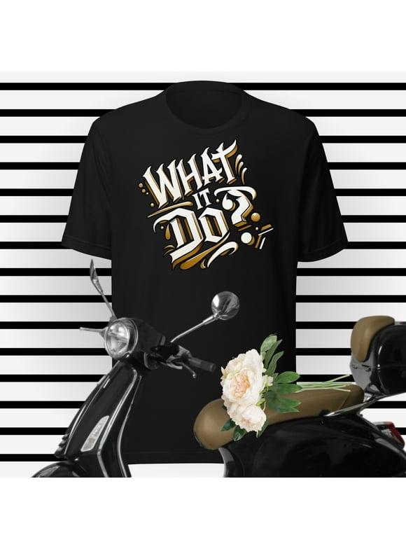 Hip Hop Skate What it Do Street Wear Unisex Sport Tee Shirt Pro Club Shaka RTP