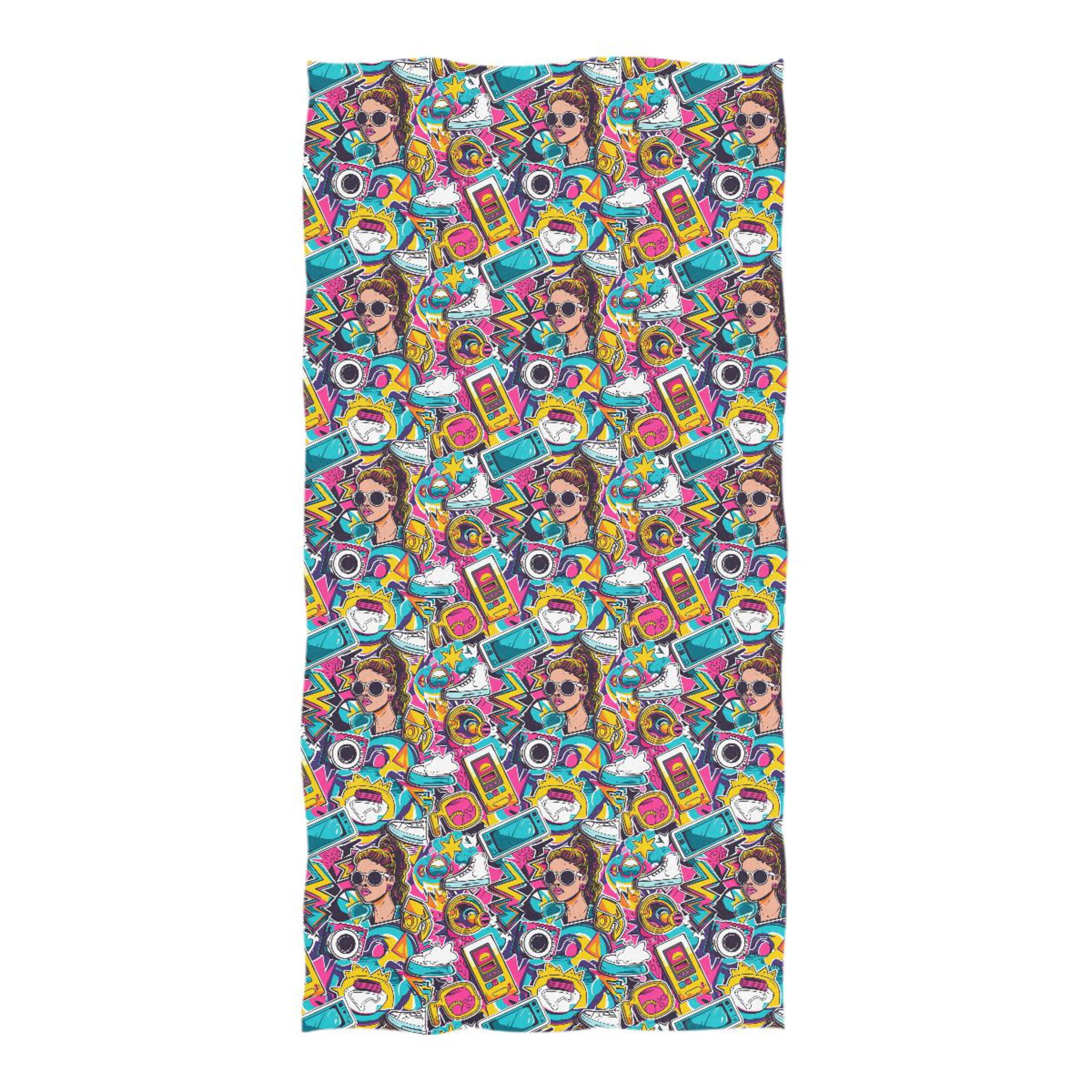 Ban.do Oversized Beach Towel - 72" X 40", Plush Terry Cloth, Always Better Together Design - View #7