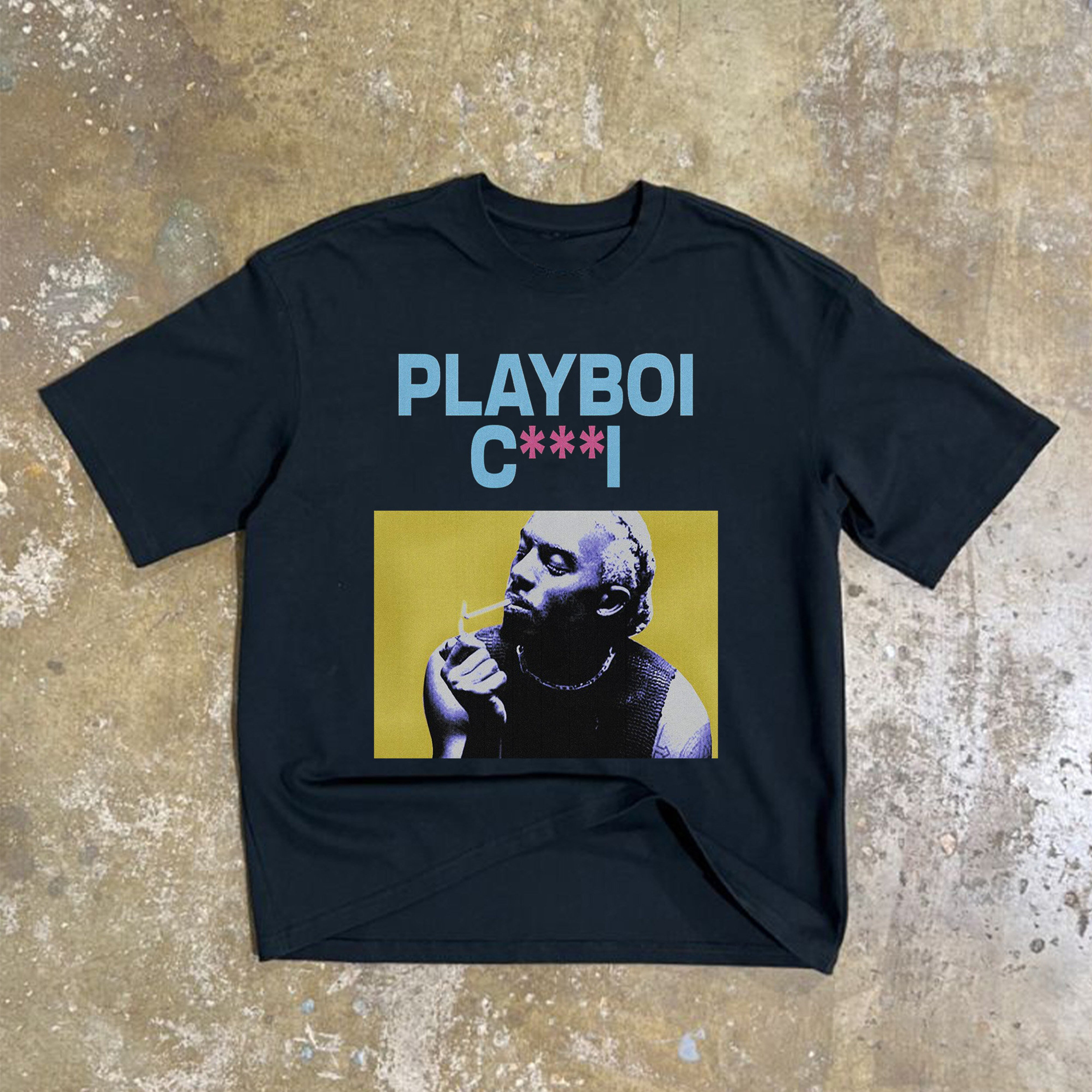 Hip Hop Tee - Playboi Carti - Rapper Shirt - 90s Tee - Music Merch ...