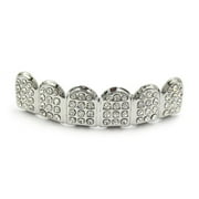 Hip Hop Teeth Grills Decorative with Gold/Silver Teeth with for Teeth Rapper Cosplay