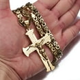 thumbnail image 1 of Hip Hop Titanium Steel Cross Pendant Men's Necklace, 1 of 2