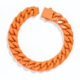 thumbnail image 1 of Hip Hop Titanium Steel Dopamine-colored Lacquer Cuban Chain Bracelet Non-fading High Class Men's and Women's Jewelry Accessories GC, 1 of 5