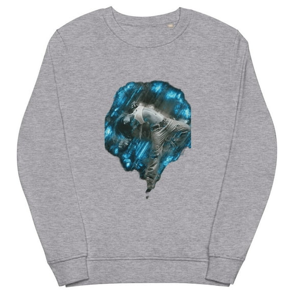 Hip-Hop Unisex organic sweatshirt (Grey Melange, XL)