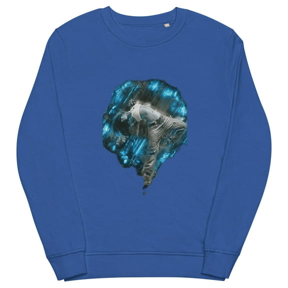 Hip-Hop Unisex organic sweatshirt (Royal Blue, S)