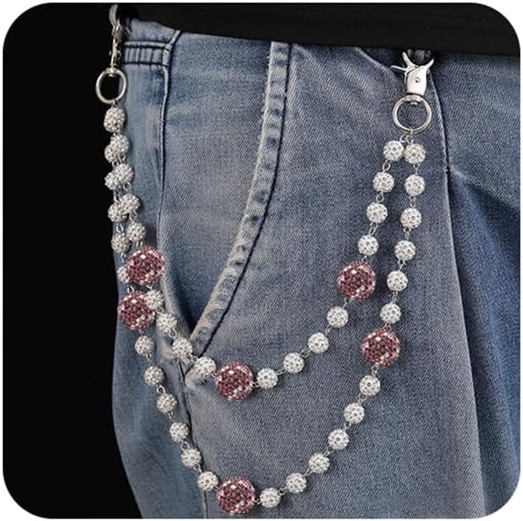 PINKPIN Biker Wallet Chain Heavy Duty - Zilveren Jeans Ketting Met Ronde Sluiting