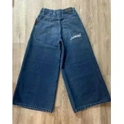 Hip Hop wide leg jeansJNCO clothing Men baggy jeans Y2K high quality Embroidered 2000s biggest trashy ropa aesthetic streetwear