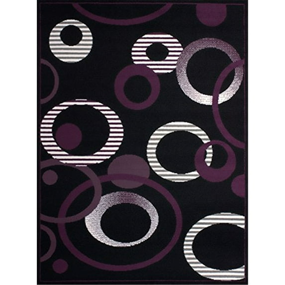 United Weavers Plaza Francoise Area Rug, Geometric Pattern, Silver, 7'10" X 10'6"