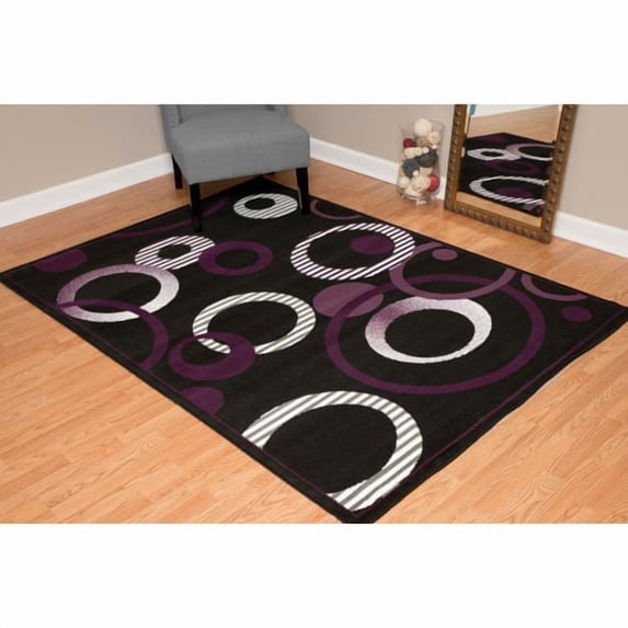 United Weavers Plaza Francoise Area Rug, Geometric Pattern, Silver, 7'10" X 10'6"