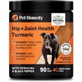 thumbnail image 1 of Pet Honesty Hip & Joint Turmeric Health - Joint Supplement for Dogs, Omega-3 Fish Oil, Turmeric to Support Overall Health & Ease Stiffness - Advanced Pet Mobility Support - 90 Ct (Pumpkin), 1 of 8