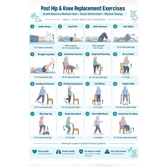 Rotator Cuff Poster Shoulder Stretch Guide Chart poster, Helpful ...