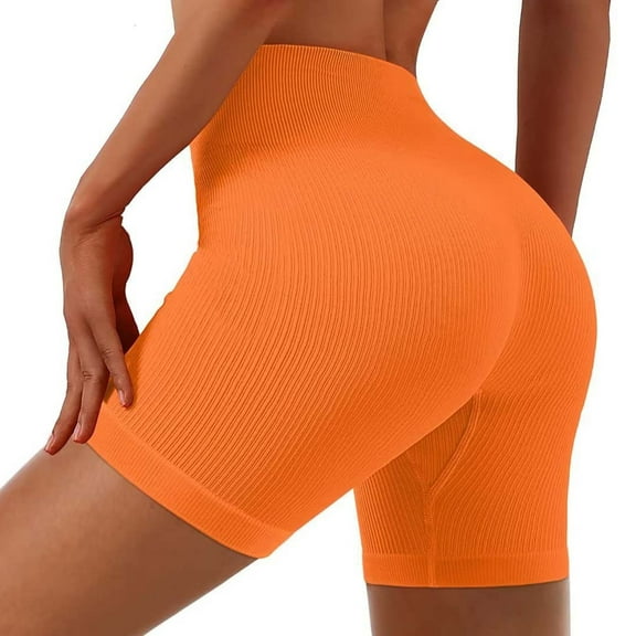 Hip Lifting High Waist Seamless Yoga Pants Women's Peach Hip Tight Three Point Sports Pants