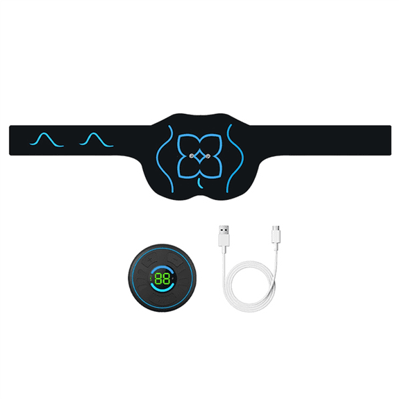 Hip Muscle Stimulator Electric Hip Trainer Muscle Lifting Massage EMS Exercise Belt Buttock Exercise Belt S57,1 x Host 1 x Buttocks sticker 1 x Data cable,As Shown