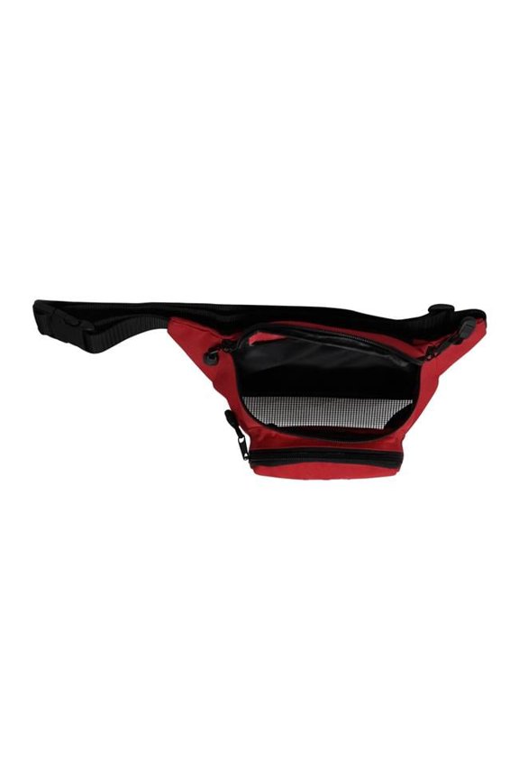 Hip Pack with Mesh Drain, Red