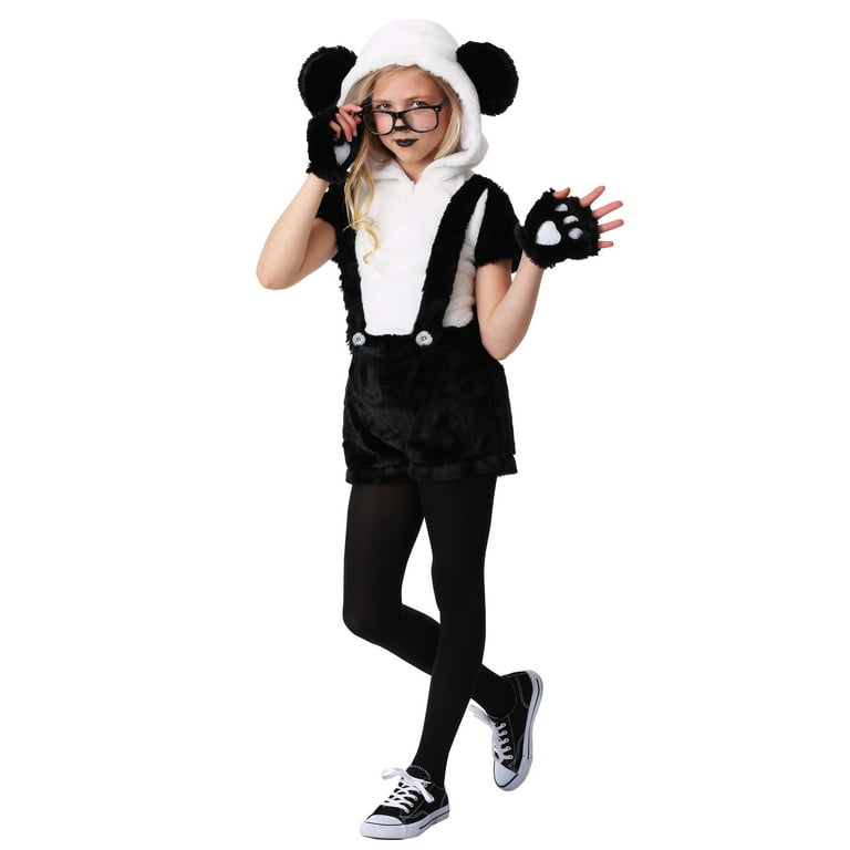 Girls panda deals costume