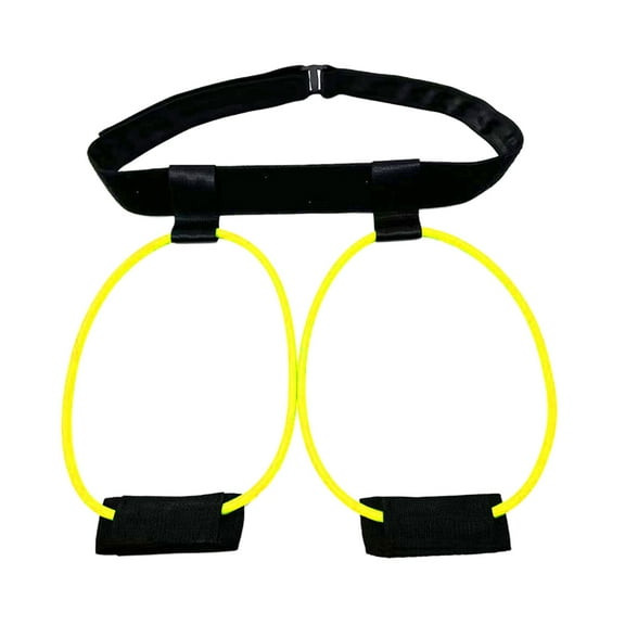 Hip Resistance Belt for Glute and Leg Workouts - Adjustable Waist Bands with Foot Loops for Strength Training and Home Fitness