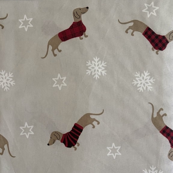 Hip Style Microfiber Full Sheet Set with Wiener Dog Pattern, Weiner Dog Sheets